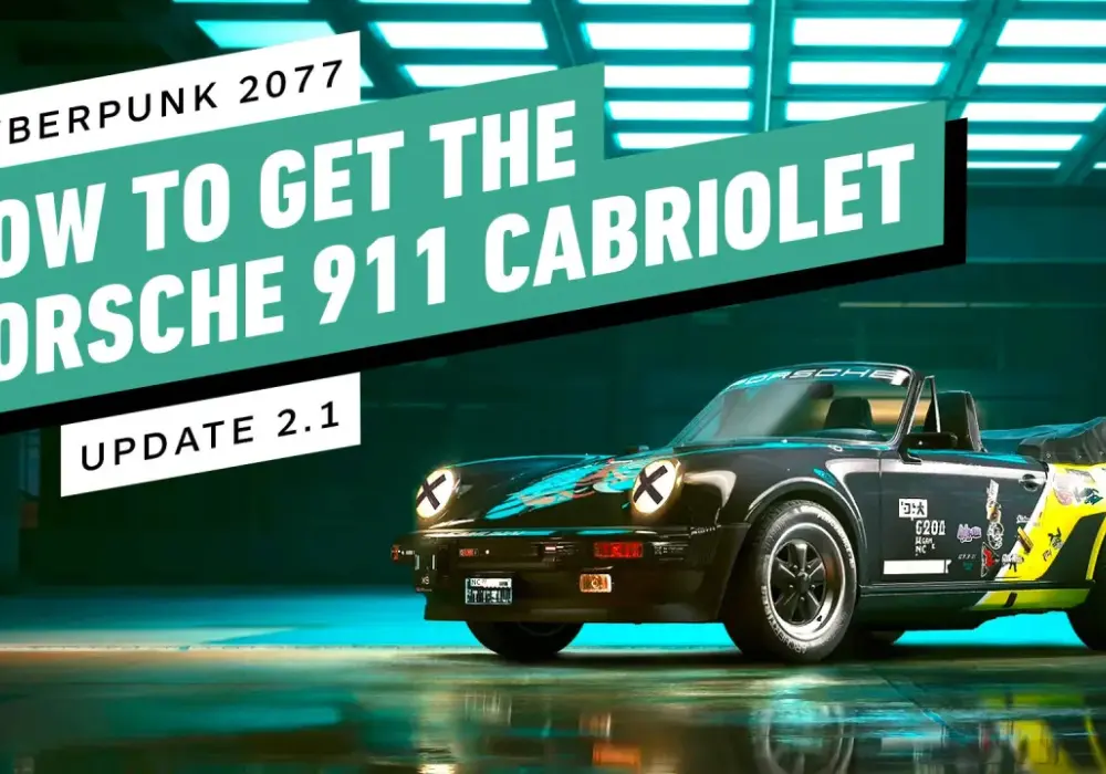 Porsche w Cyberpunku - jak zdobyć 911 Johnny'ego i cabriolet