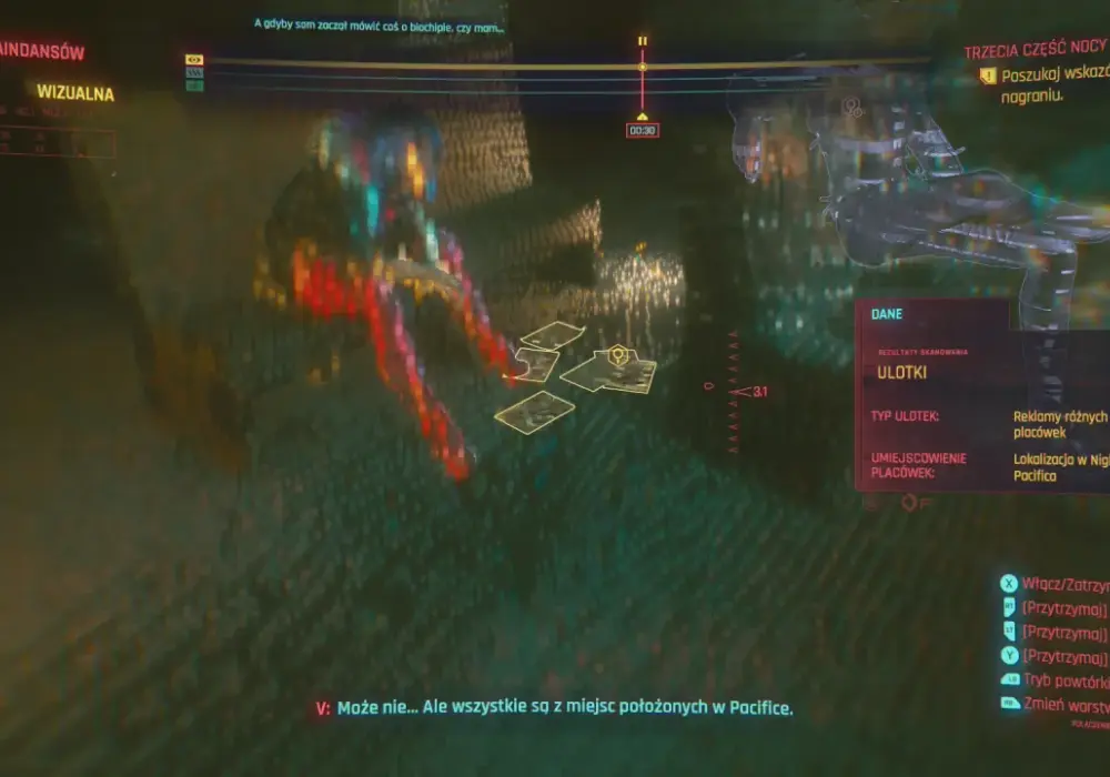 Trzecia część nocy w Cyberpunk 2077 - jak przejść braindance