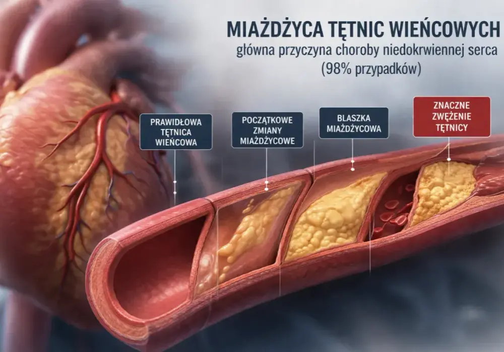 Niedokrwienie serca - objawy, leczenie i zapobieganie