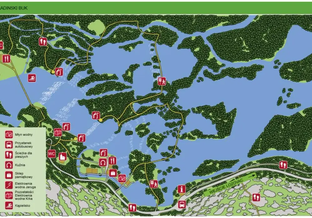 Jeziora Plitwickie - Mapa Tras i Wyjść Na 2023 Rok