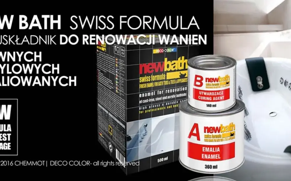Farba New Bath: Skuteczna renowacja wanny i łazienki