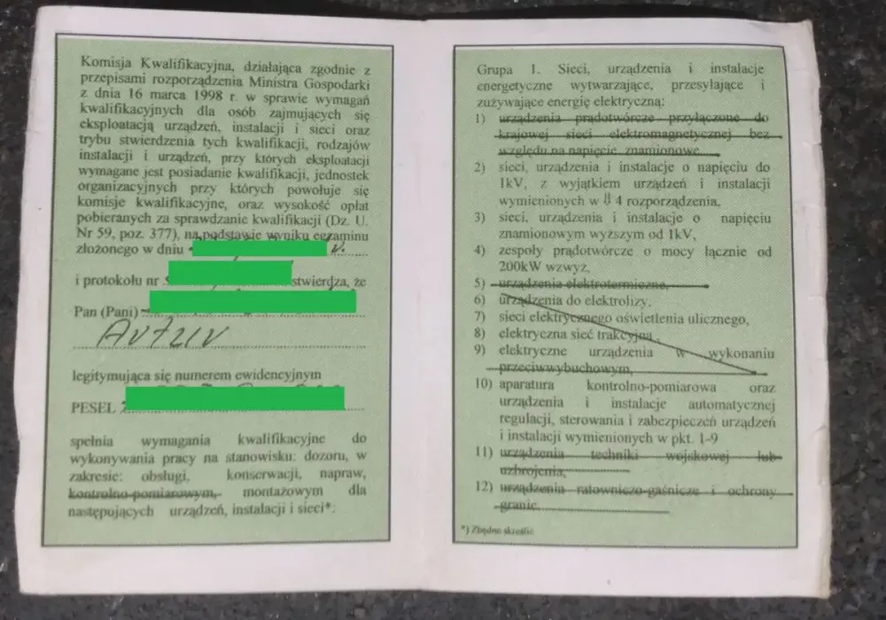 Uprawnienia SEP G1 - Co musisz wiedzieć o egzaminie i kosztach?
