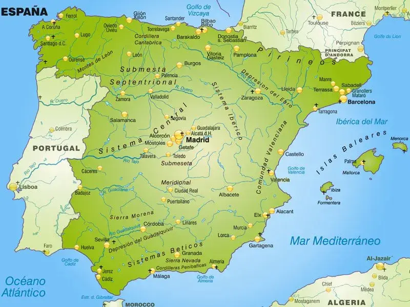 Malaga na mapie Europy: fascynujące położenie miasta w Hiszpanii
