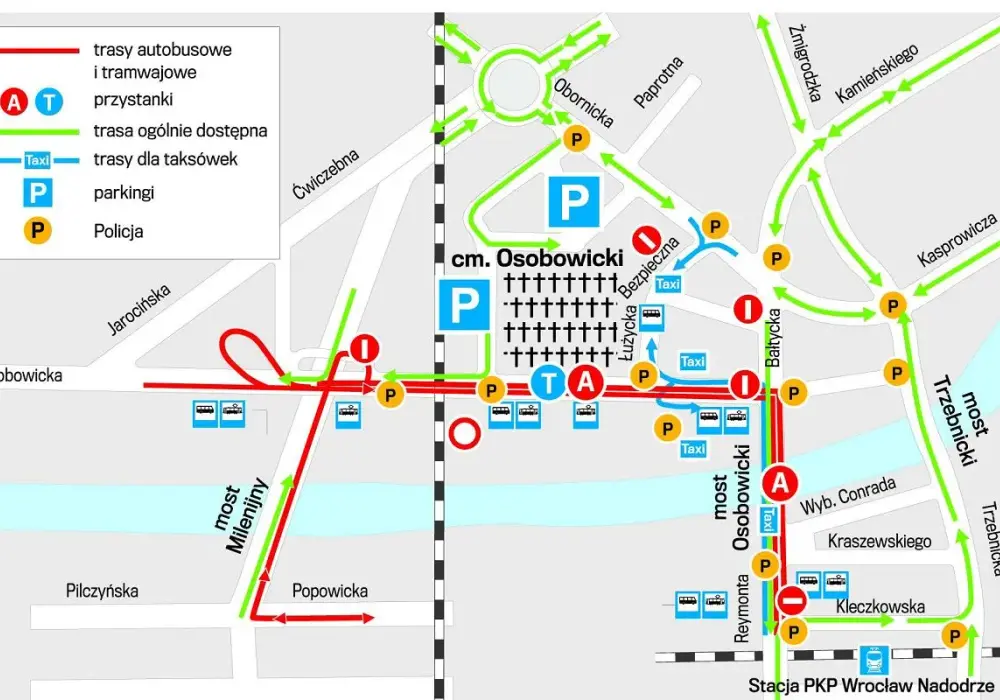 Jak dojechać na cmentarze we Wrocławiu? Sprawdź trasy i parkingi