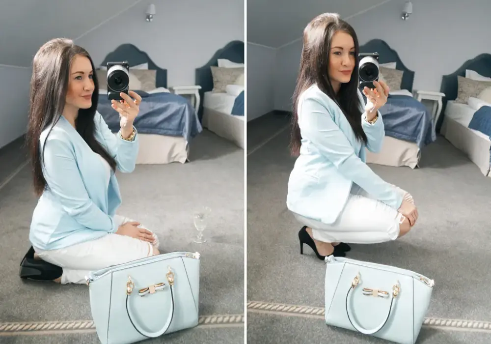 Niebieska torebka stylizacje: jak stworzyć modne i eleganckie outfity