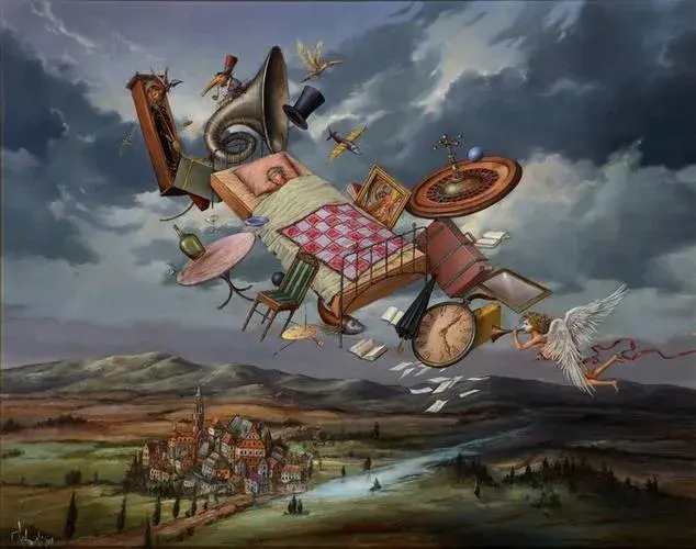 Tomasz Sętowski malarstwo: Odkryj tajemnice jego surrealistycznych obrazów