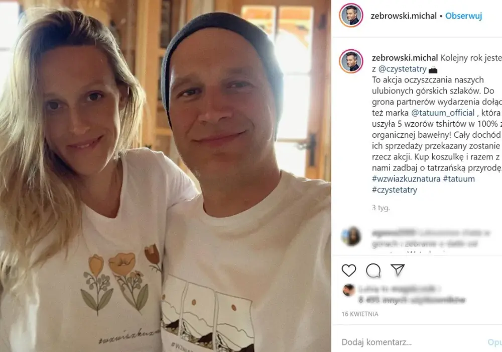 Aleksandra Żebrowska wiek: Ile lat ma żona Michała Żebrowskiego?