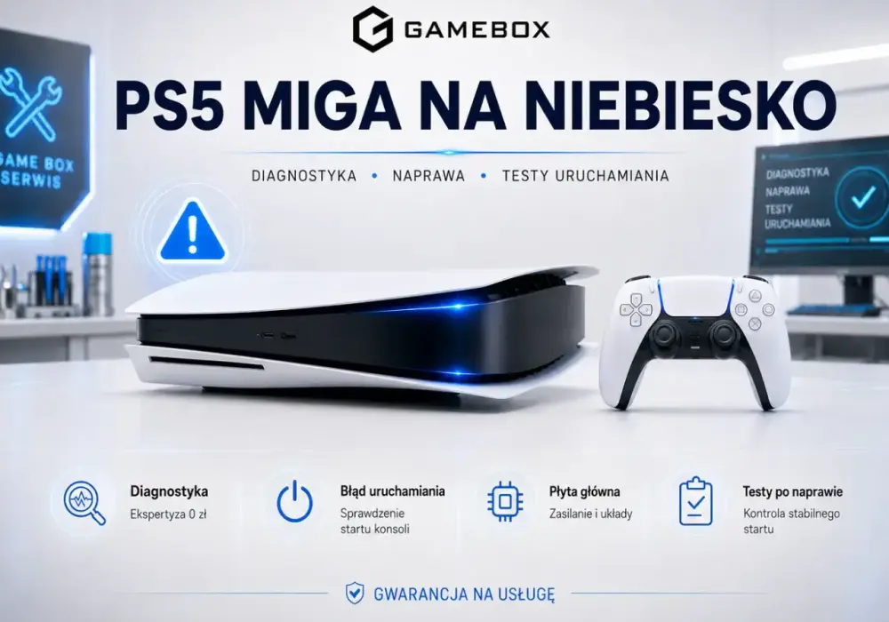 Pad PS5 miga na niebiesko? Rozwiąż problem w 5 krokach!