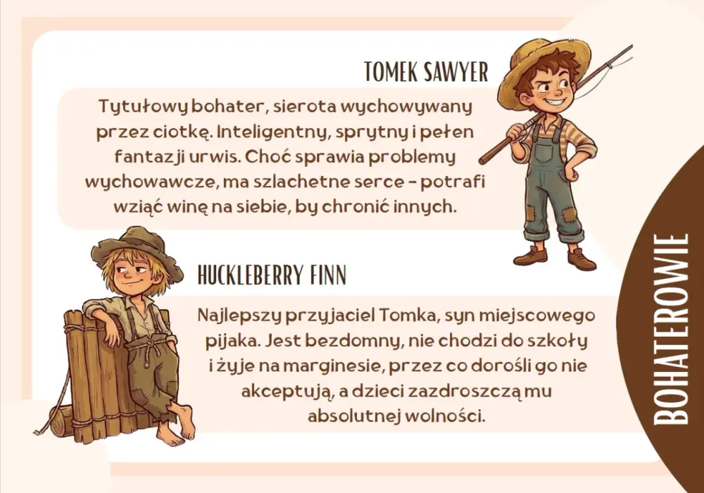 Tomek Sawyer - streszczenie, bohaterowie, motywy. Wszystko do szkoły