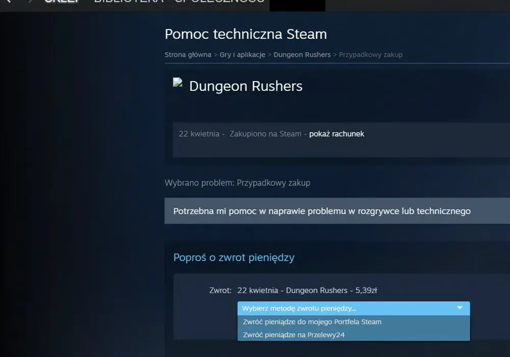 Jak oddać grę na Steam: Prosty poradnik zwrotu w 7 krokach