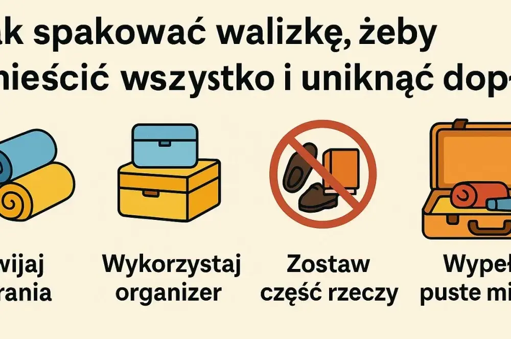 Jak spakować walizkę? Sprawdzone triki i porady na podróż