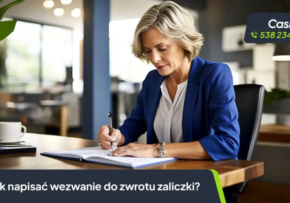 Wezwanie do zwrotu zaliczki: Jak napisać? Wzór i porady