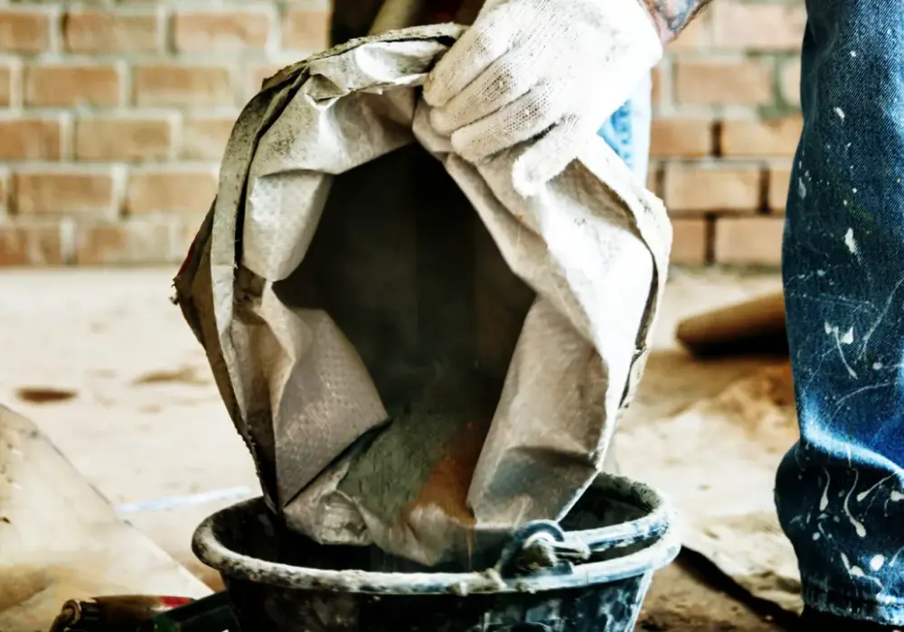 Worek cementu 25 kg ile to łopat? Proporcje na idealny beton.