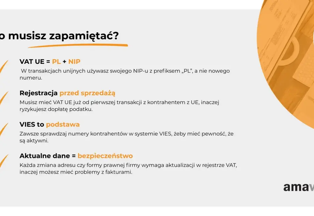 VAT UE - Kompletny przewodnik: Rejestracja, użycie, błędy