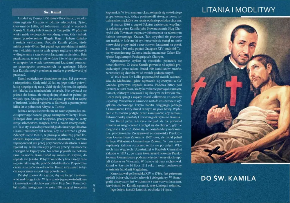 Litania do św. Kamila: tekst, modlitwa i jego pomoc