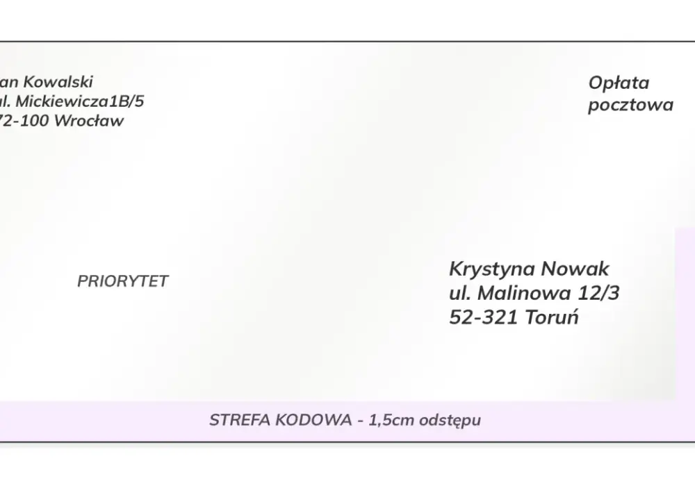 Potwierdzenie odbioru na kopercie - jak przykleić poprawnie?