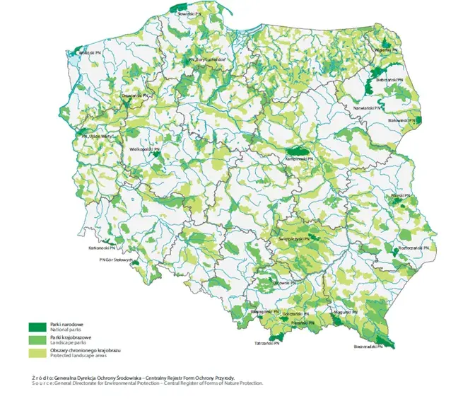 Parki Narodowe w Polsce: Interaktywna Mapa 23 Zielonych Skarbów