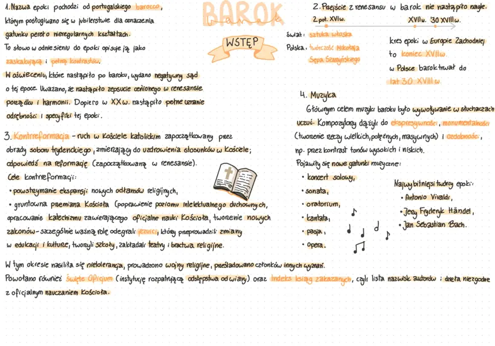 Barok - jak rozpoznać sztukę i literaturę tej epoki?