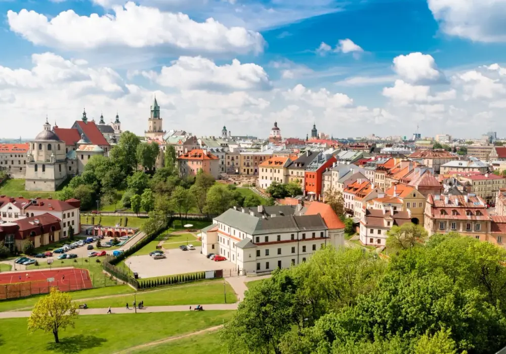 Lublin: Wysokość nad poziomem morza i punkty skrajne