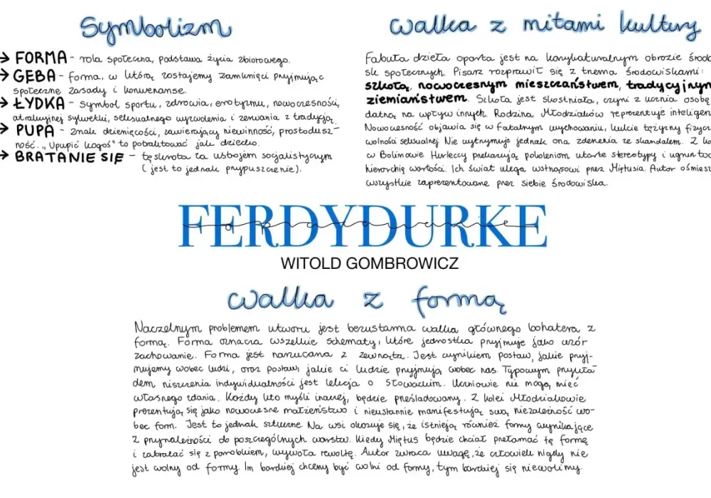 Ferdydurke - Motywy i interpretacja. Jak czytać Gombrowicza?