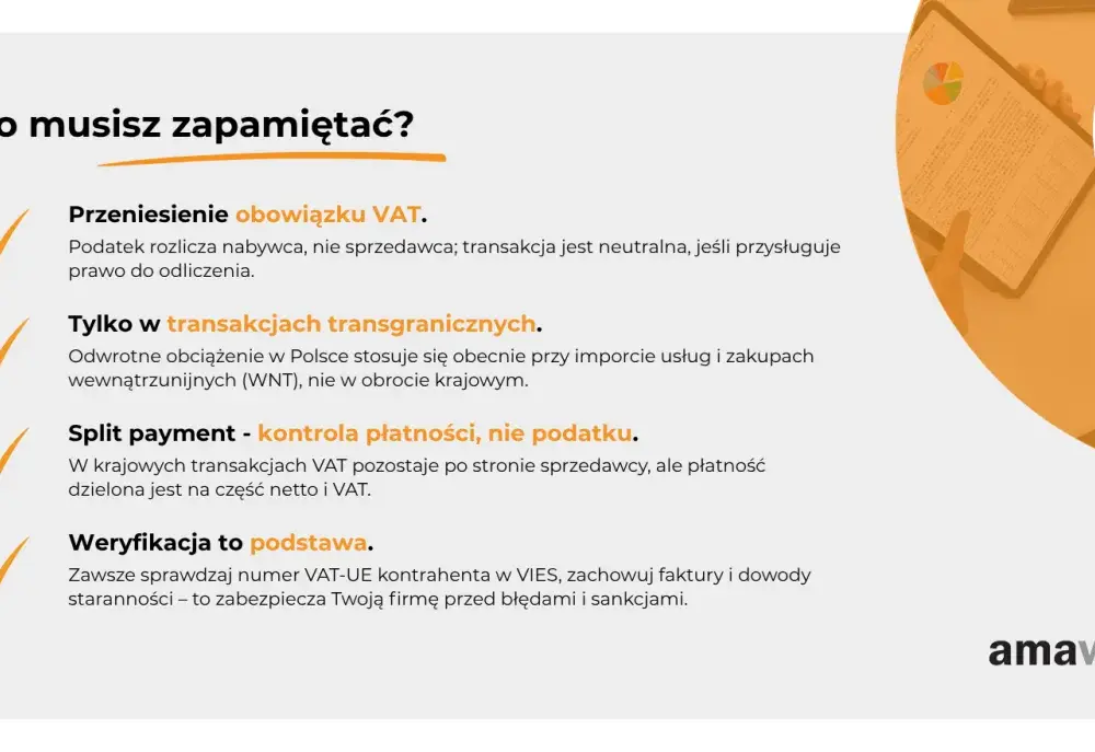 Odwrotne obciążenie VAT - jak rozliczyć i unikać błędów?
