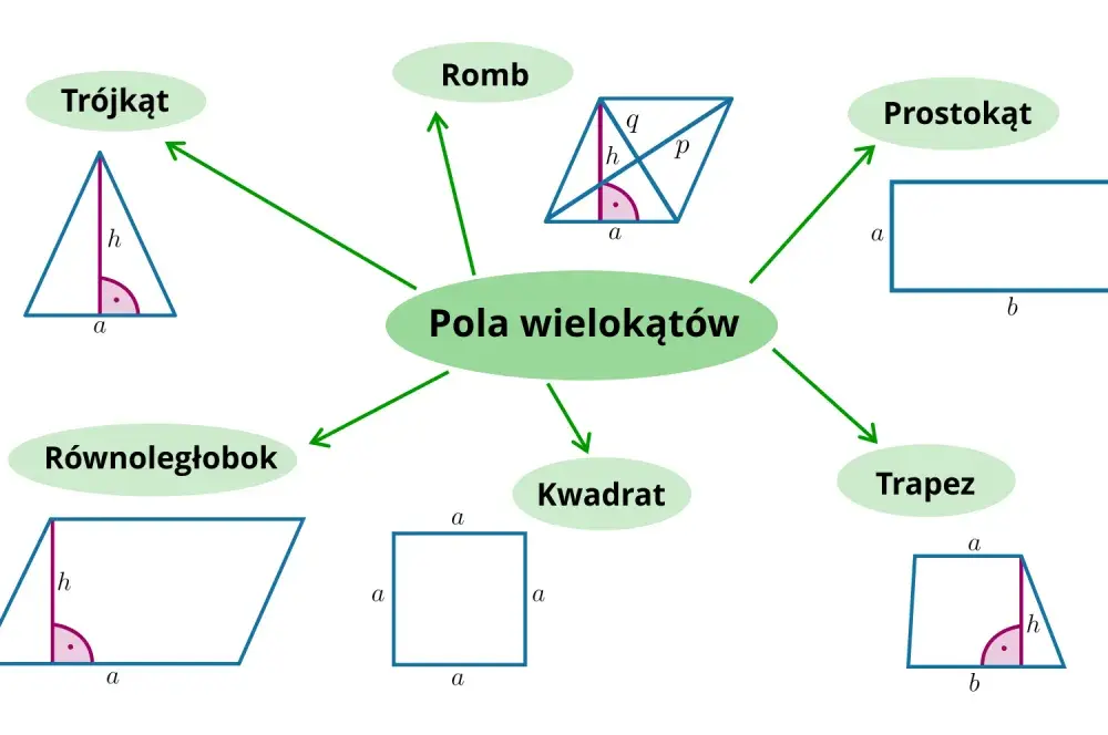 Figury na płaszczyźnie klasa 8 - Jak zdać sprawdzian? Wzory i błędy