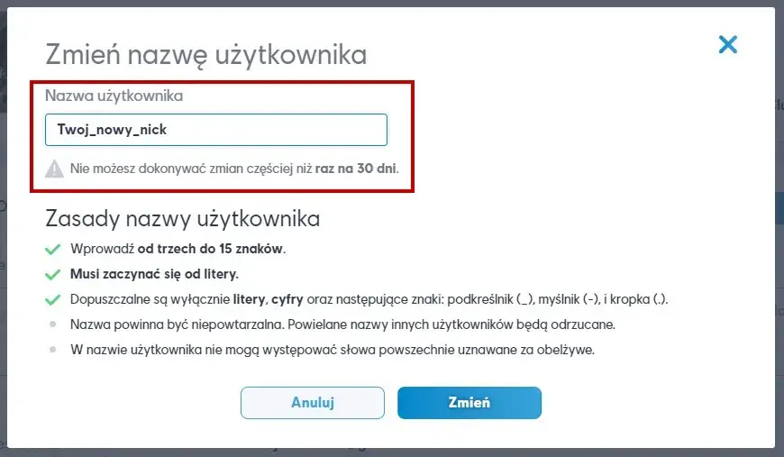 Co ile czasu można zmieniać nick w grach? Poznaj zasady platform