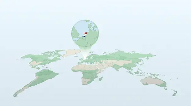 Holandia na mapie świata: Poznaj położenie geograficzne kraju