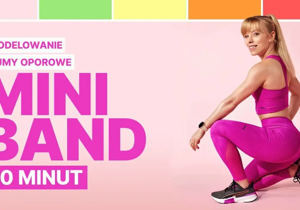 Fitness z gumą do ćwiczeń - zestaw na całe ciało