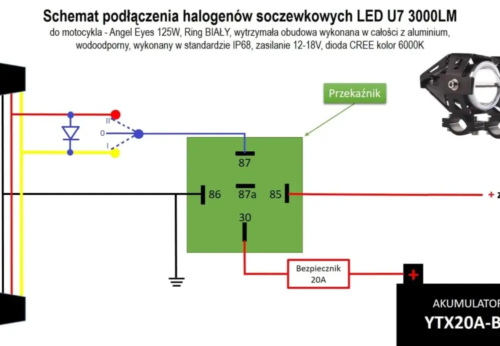 Jak podłączyć halogeny w suficie - schemat 12V/230V i bezpieczeństwo