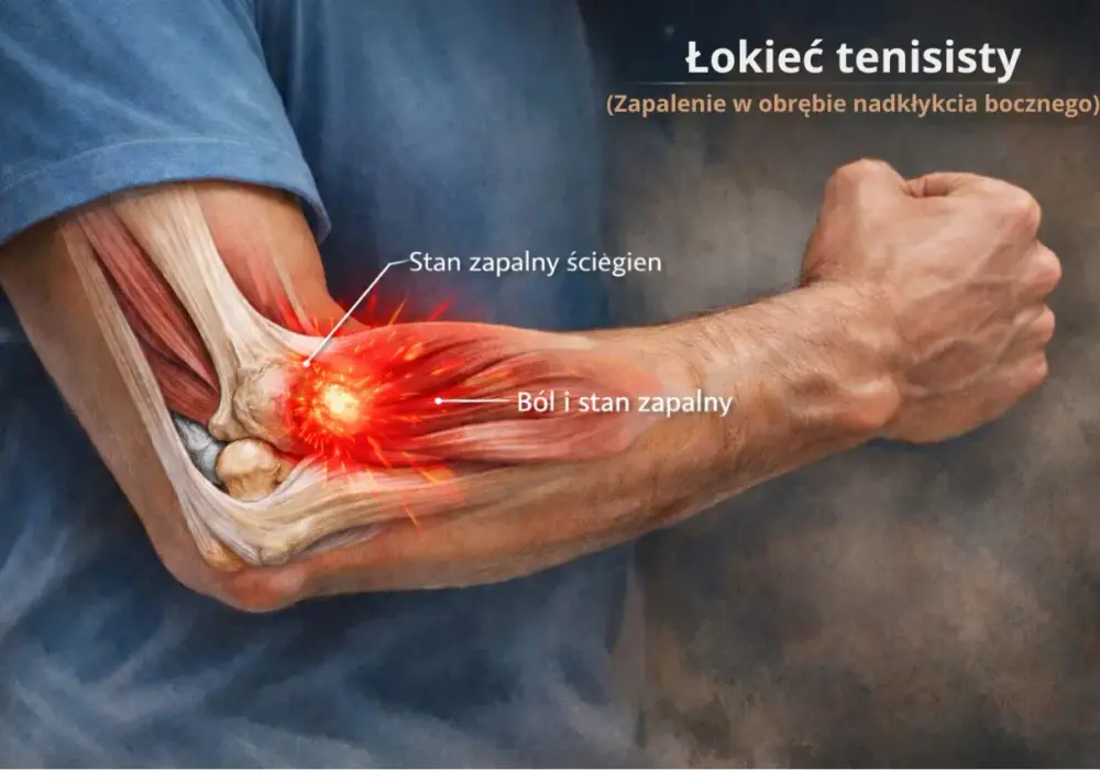 Łokieć tenisisty - Skuteczna rehabilitacja bez bezruchu