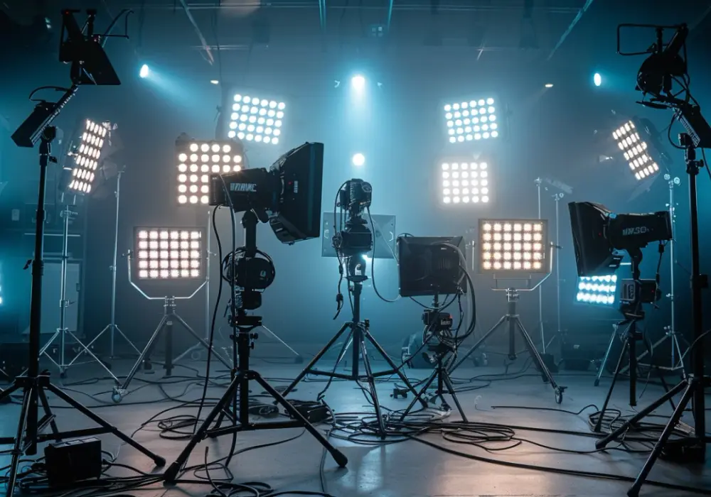 Lampy LED panelowe: uniwersalne oświetlenie filmowe