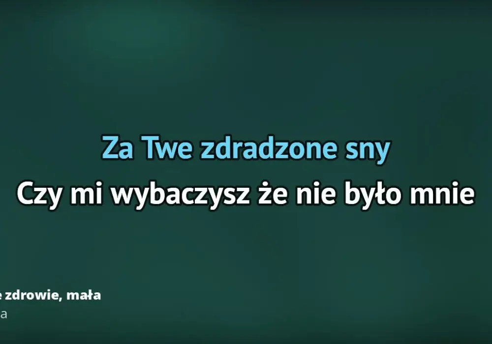 Z jak zdrowie tekst piosenki - kompletne słowa oraz interpretacja utworu
