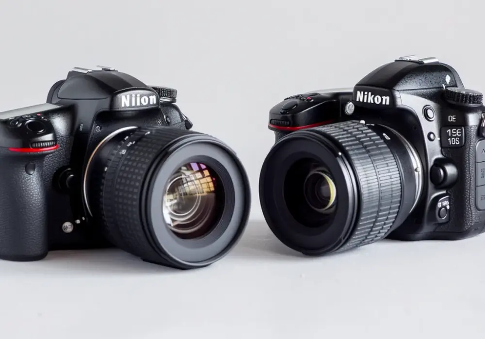 Nikon D300 vs Nikon D3200 - porównanie aparatów Nikon D300 i D3200.