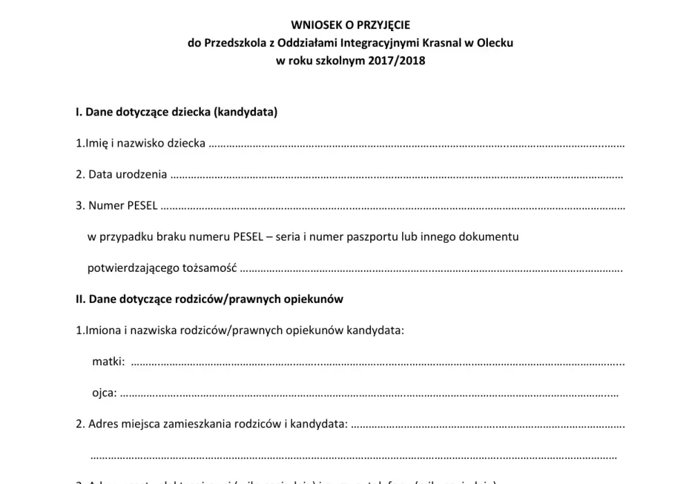 Jakie dokumenty do przedszkola? Uniknij błędów przy rekrutacji dziecka