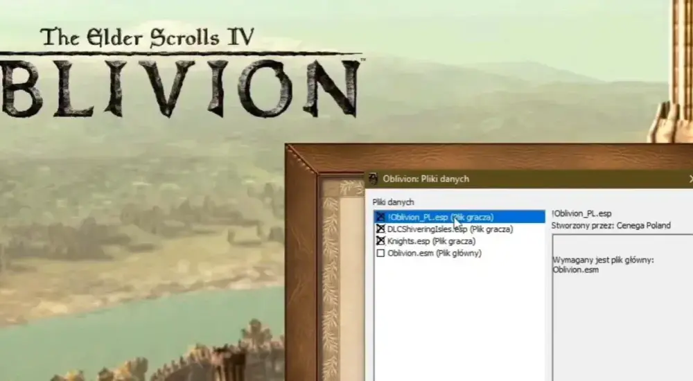 Jak zainstalować spolszczenie do Oblivion na Steam - poradnik