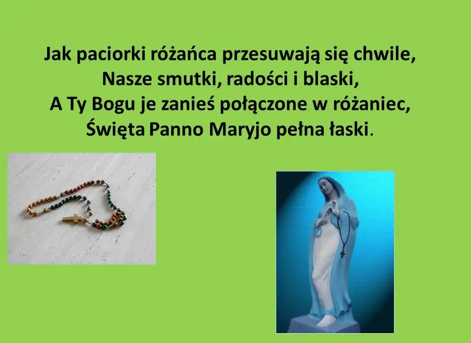 Kompletny tekst piosenki Jak paciorki różańca - wszystkie zwrotki i refren