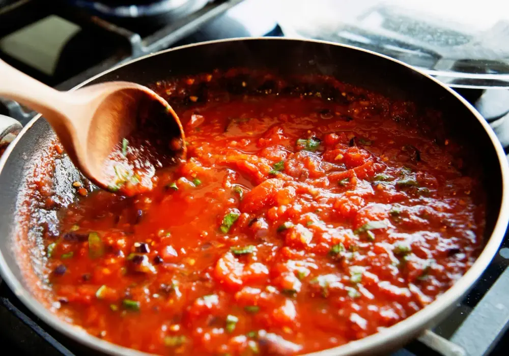 Prosty przepis na sos do spaghetti z pomidorów do słoików na zimę