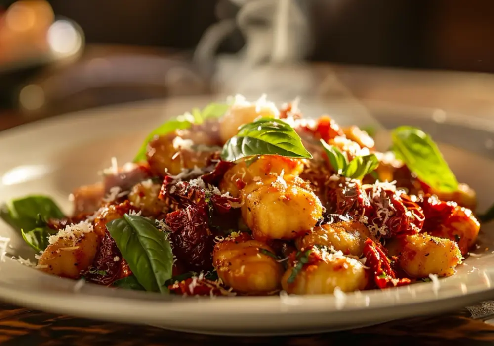 Włoskie inspiracje na talerzu - gnocchi z suszonymi pomidorami