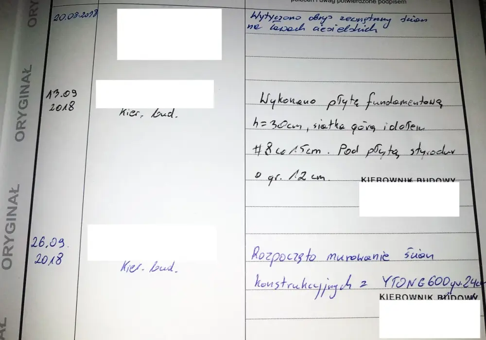 Wpis geodety do dziennika budowy: Co musi zawierać i dlaczego