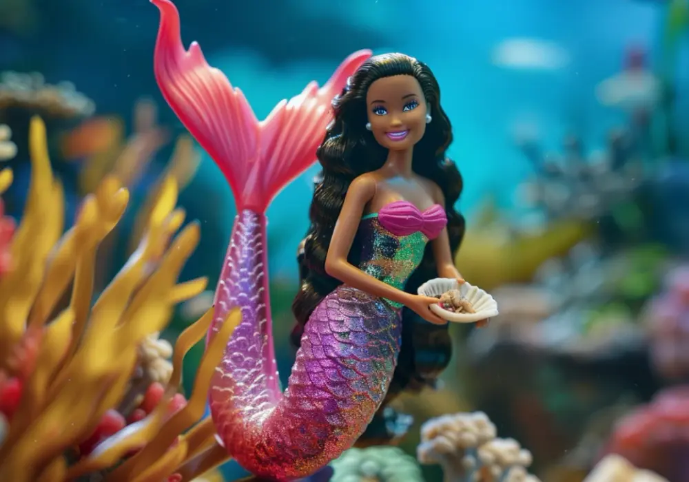 Kolorowanka z syrenką Barbie: Wydrukuj i pokoloruj słynną lalkę Mattel
