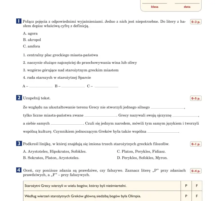 Test wiedzy o starożytnej Grecji: Sprawdź, czy znasz sekrety antycznych dziejów!