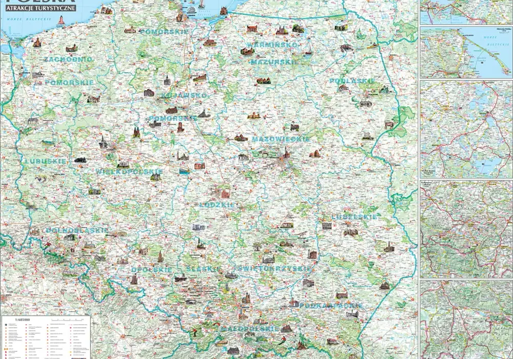 Mapa z atrakcjami turystycznymi: Twój klucz do idealnej podróży