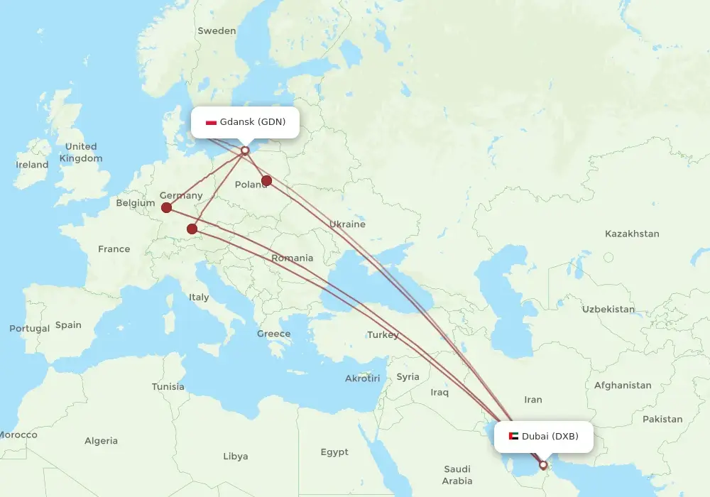 Ile trwa lot z Gdańska do Egiptu? Poznaj dokładny czas podróży
