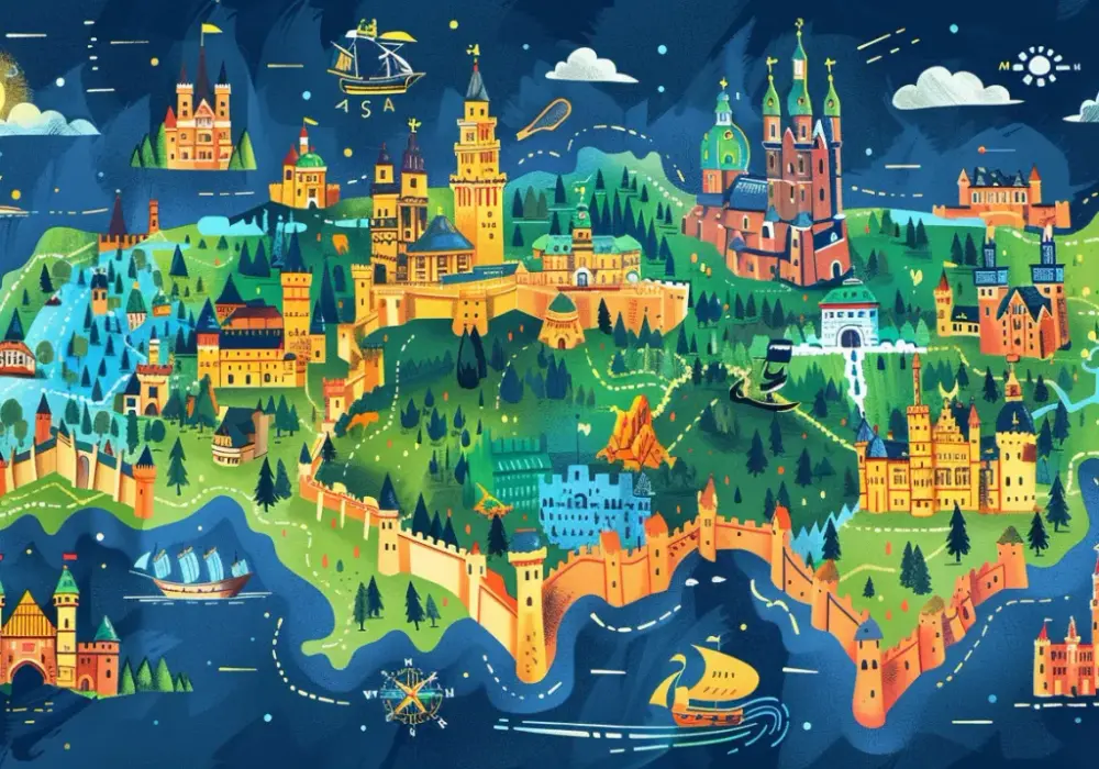 Zamki i Pałace w Polsce: Interaktywna Mapa 20 Historycznych Perełek