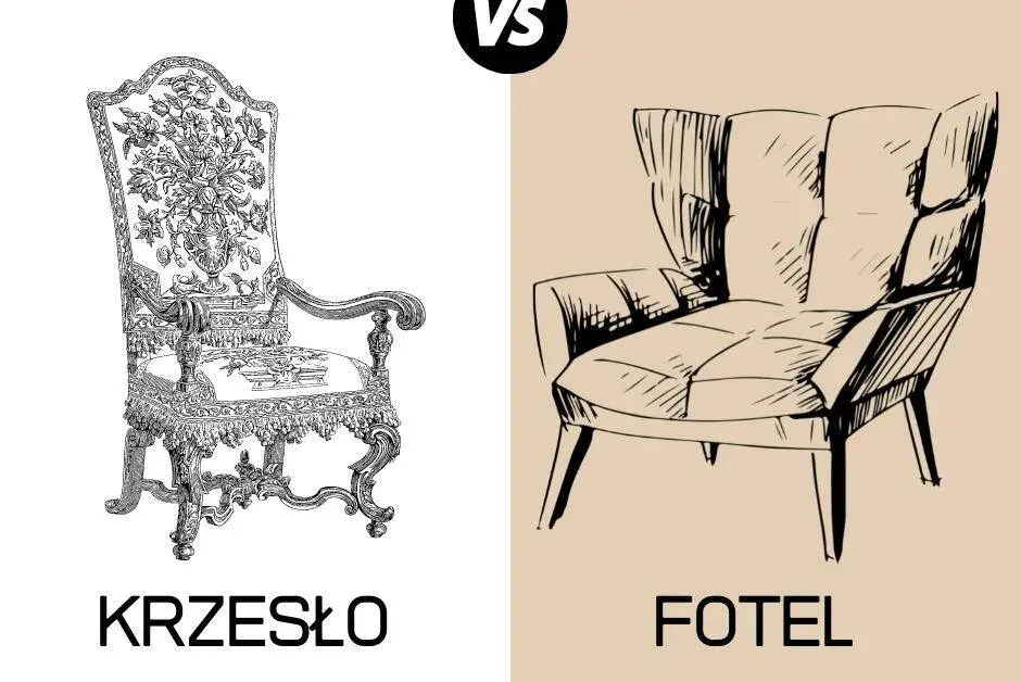 Krzesło jak fotel: Kluczowe różnice, które musisz znać
