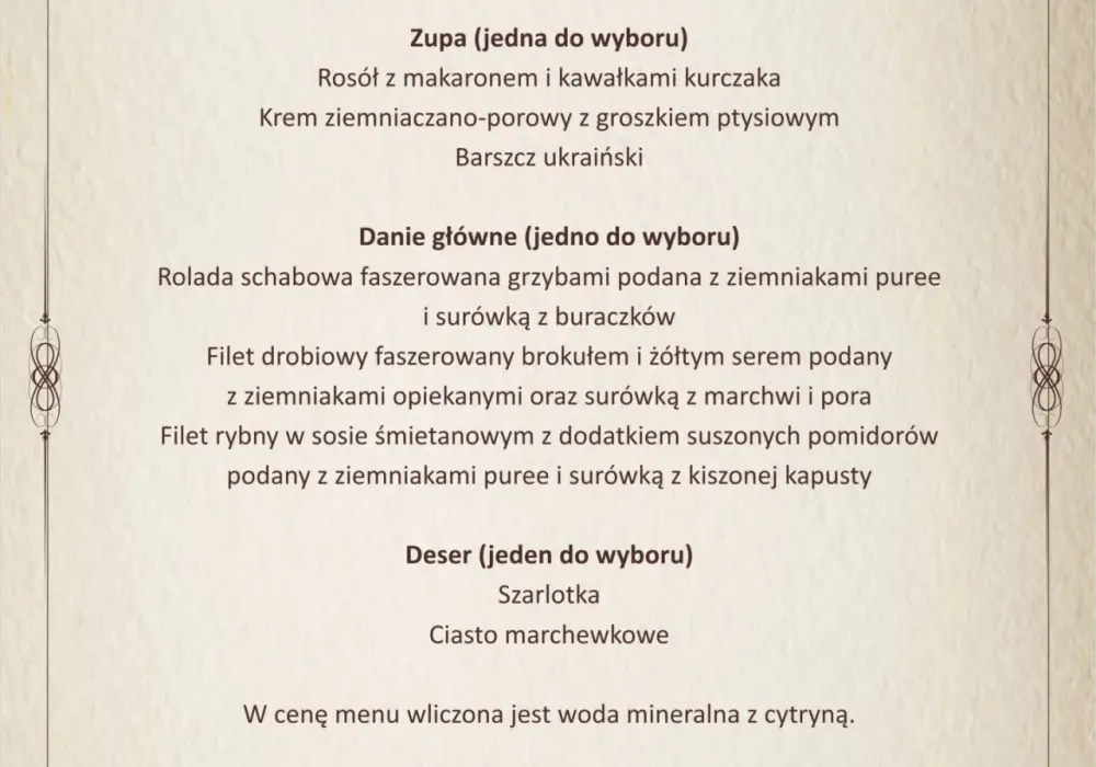 Jakie menu na chrzciny w restauracji? Oto idealne propozycje dań