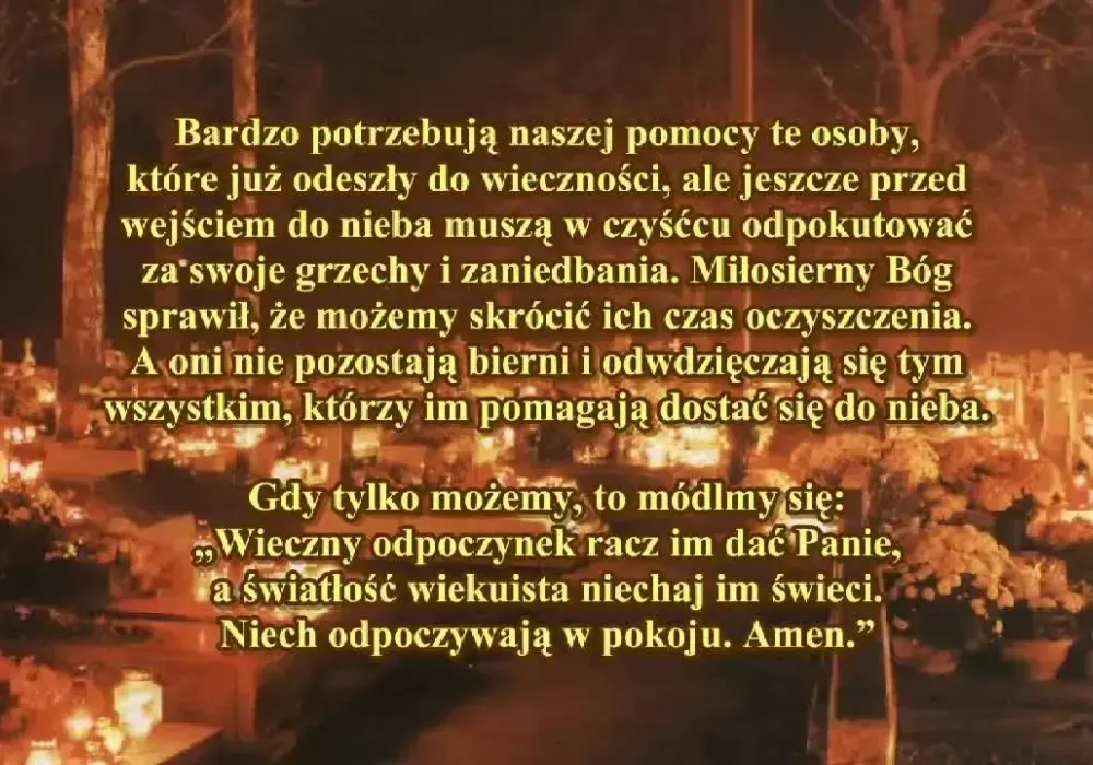 Jak prosić dusze czyśćcowe o pomoc w trudnych chwilach życia