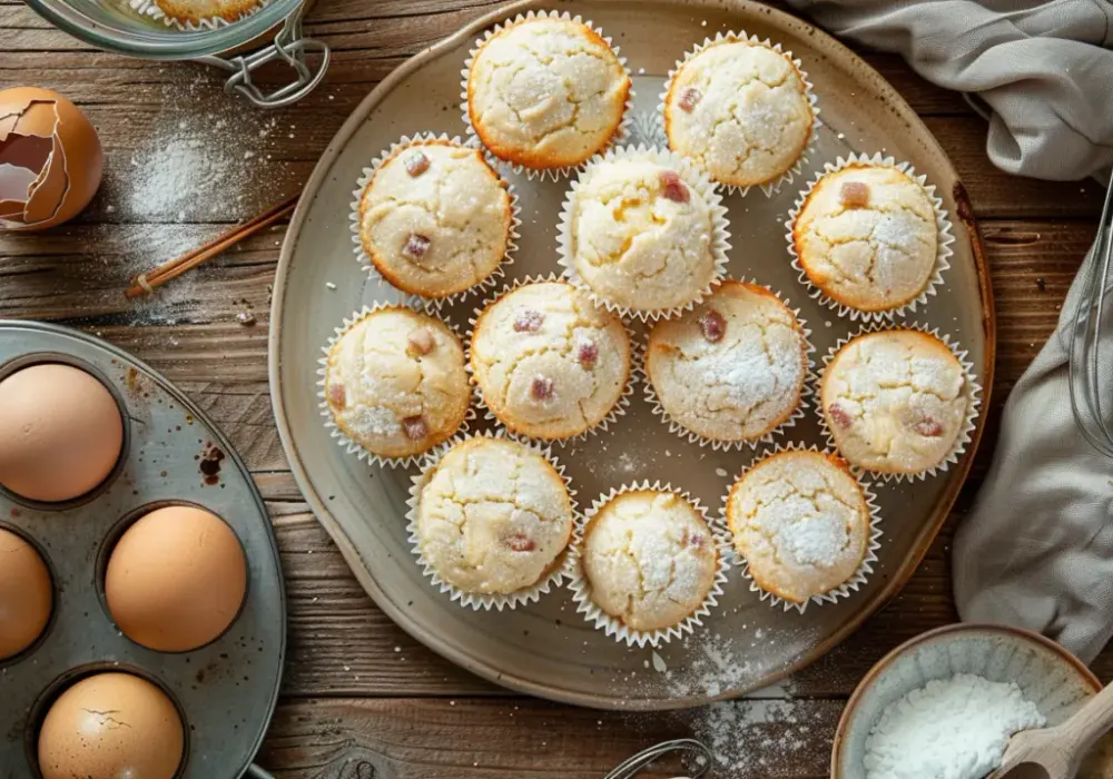 Puszyste muffinki z białek: Jak wykorzystać resztki jajek na śniadanie?