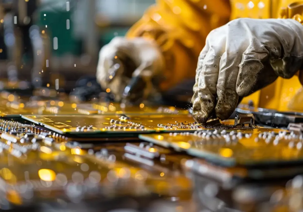 Odzysk złota z elektroniki: Sekrety recyklingu i procesu odzyskiwania